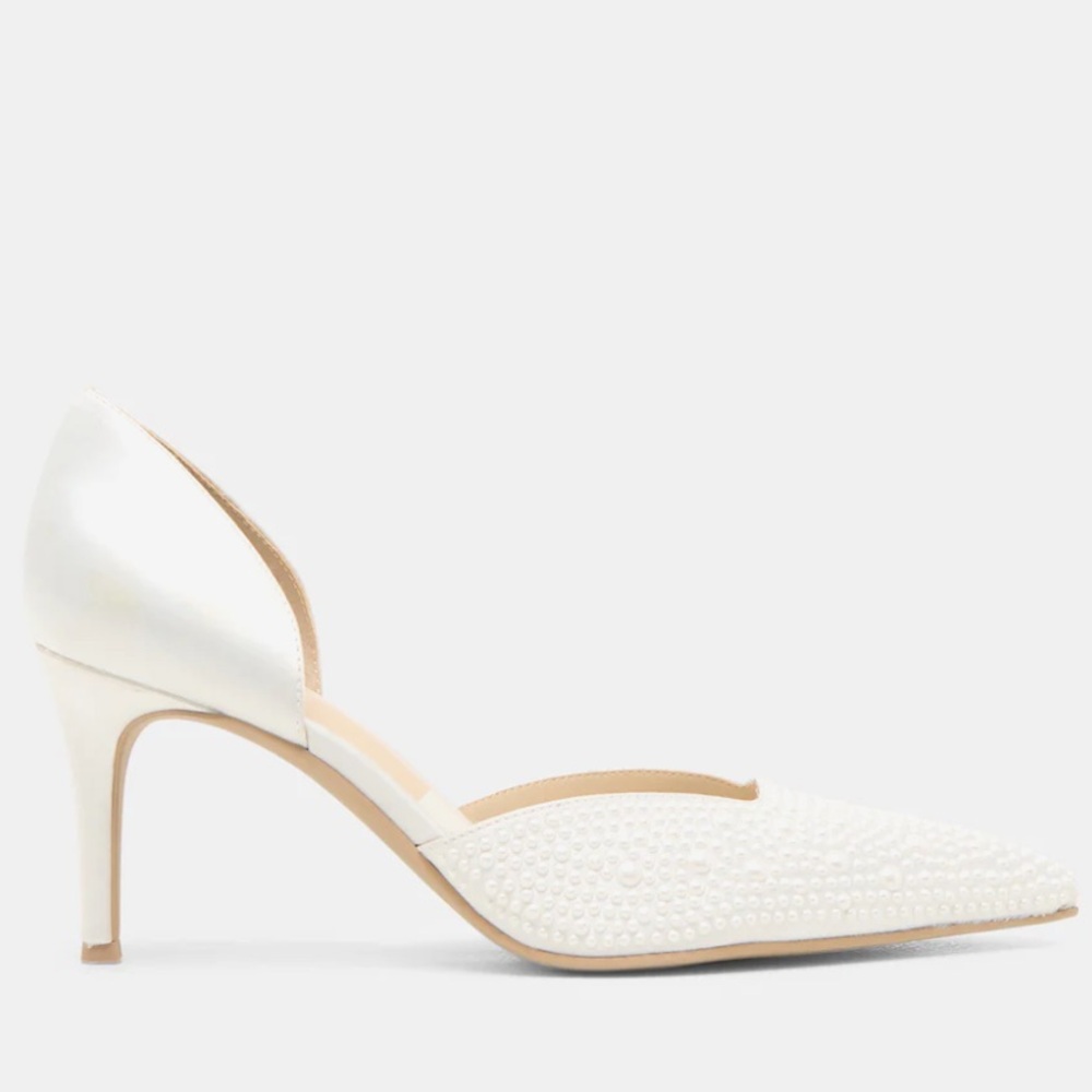 Dolce Vita Ivory D'Orsay Pointed-Toe Pump